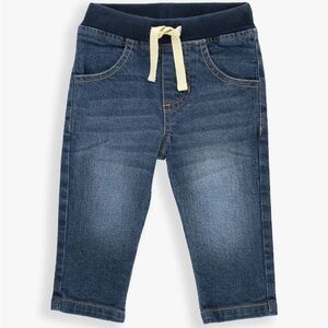RuffleButts + RuggedButts - Boys Medium Wash Pull-on Jeans